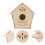 2Pcs Casa Para Pássaros De Para E Pintar 11