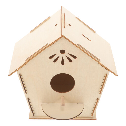 2Pcs Casa Para Pássaros De Para E Pintar 2