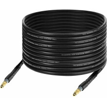 Extensión de manguera para hidrolavadora para aplicaciones versátiles, material resistente a la abrasión, manguera flexible y resistente a las