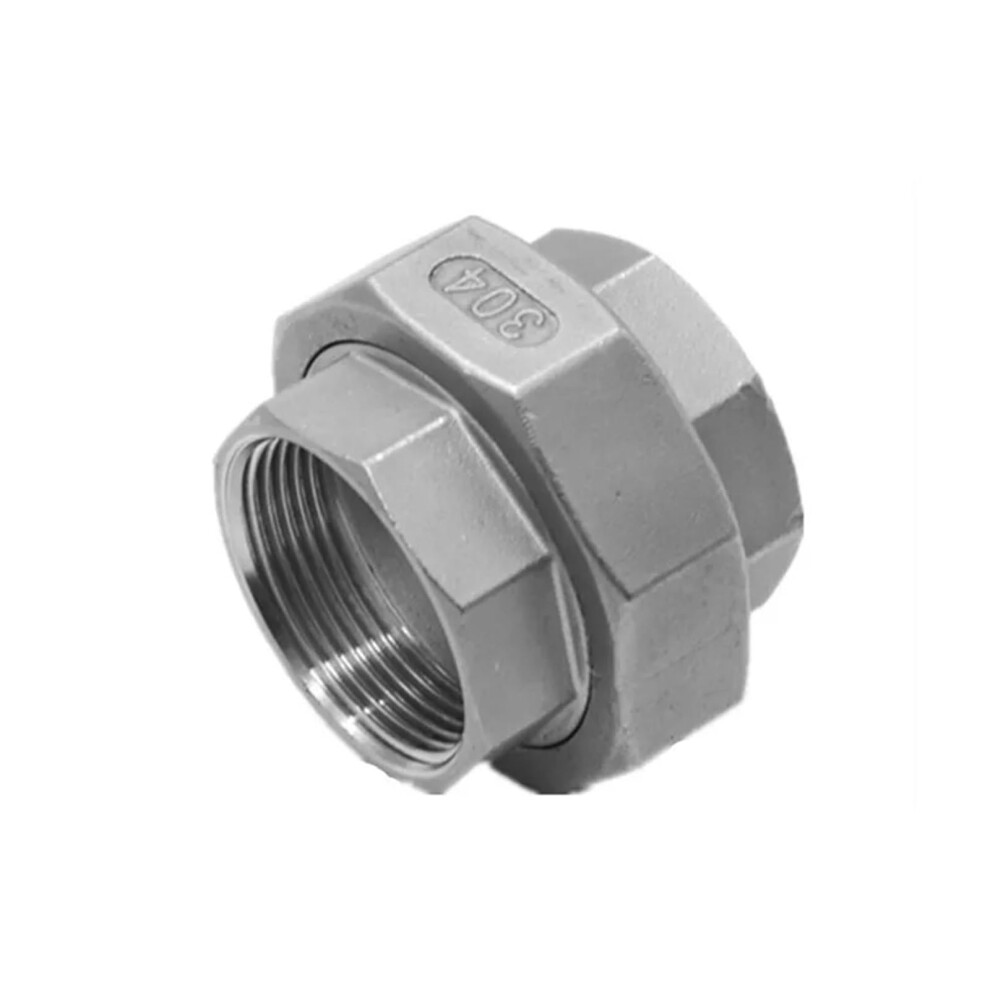 1Inch Malleable Female Straight Union Coupling Pipe Fittings Stainless Steel Ss304 9067246140571