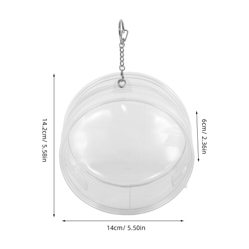 Figure Display Case: Transparante Met Sleutelhanger Voor 1