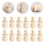 12 Legno Non Finite Per Decorare Con Perline 7