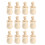 12 Legno Non Finite Per Decorare Con Perline 4