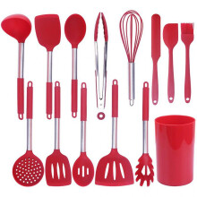 14pcs/set Non Stick Silicone Kitchen Cooking Utensils Spatula Spoon Egg Beater Cookware Kitchenware Heat Resistant