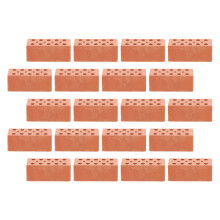 60 Peças Tijolos Miniatura Para Decoração E Artesanato