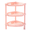 Versatile Floor Standing Organizer, Rustproof And Waterproof Plastic Storage Racks, Corner Rack with Easy Assembly for Bathroom, Kitchen, Adequate Dra 1