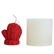 Cute Glove Shape Silicone Candle Mold Plaster Aromatherapy Candle Resin Mold