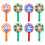 60 Unidades Coloridos Forma De 1