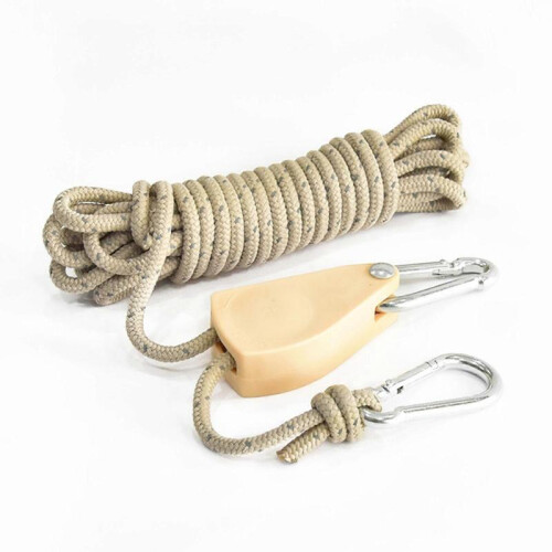 Light Hanger Adjustable Rope Clip Hanger Grow Lights Rope Hanger, Adjustable 1