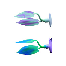 Soft Silicones Fish Hammock Realistic Aquariums-Purple green
