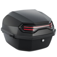 Motorcycle Box Waterproof Large Capacity Luggage Case with Mounting Kit and Inner Cushion