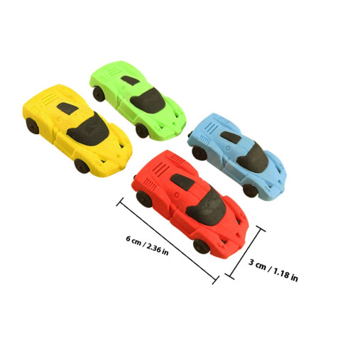 36 Unidades Borrachas De Carro Para Sala De Aula E 1
