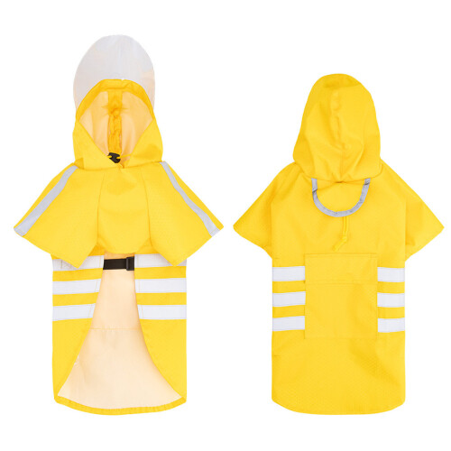 Reflective Dog Rainwear High Visibility Protective-Yellow M