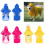Reflective Dog Rainwear High Visibility Protective-Yellow M 3