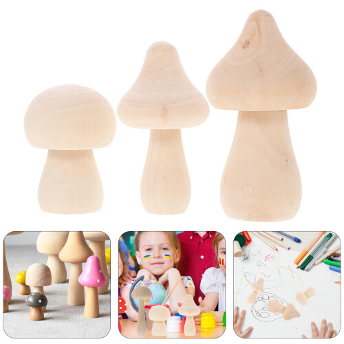 3Pcs Cogumelos De Para Artesanato DIY 2