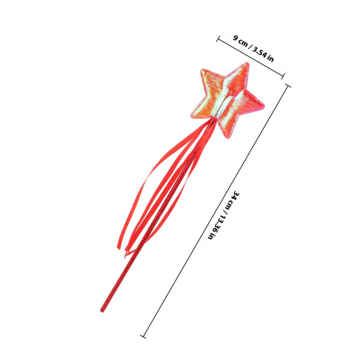 3Stk Kinder Stab Fünfzackig Stern Für Party 1