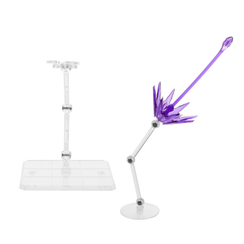 2Stk Plastik Action Figure Stand Mit Energie- Doll Halter
