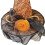 Halloween Cosplay Hat Witch Hat with Flower 33cm High Pointed 6