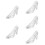 5 Stk. Kristall Transparente Slipper Dekorationen 10