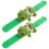 2Stück Animal Theme Snap Armband Plüsch Schildkröte 5
