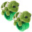 2Stück Animal Theme Snap Armband Plüsch Schildkröte 6