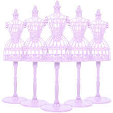 5 Unidades Mini Soporte Para Vestidos De Maniquí Percha Ropa