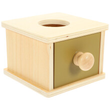 Caja Madera Lanzamiento Bolas Montessori Educativo Niños