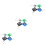 12 Pièces Porte- Anniversaire Jeu Miniature 7