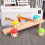Ensemble Jouets Bois Glissière Champignon Éducative Enfants 9