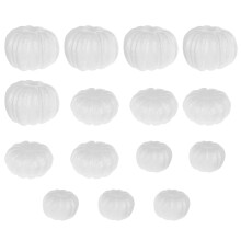30 Unidades Calabazas De Espuma Blanca Para Pintar Manualidades