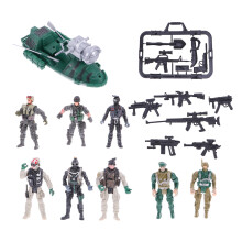 1 Lot De 9 Pièces Soldats Et Véhicules Militaires Jouets Pour Garçons