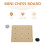 1Pc Simulation Chess Board Mini House Scene Micro Model Supplies 6