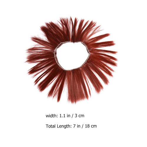5 Pièces De 15 Cm Perruque Raides Pour ( ) 1