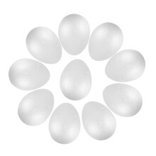30 Unidades Huevos Falsos Para Manualidades Y Pintura