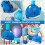 Ensemble Jouets Force Recul Balloon Et 8