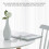 24 Pièces Décorations De Bureau Chaussures Miniatures Transparentes 11