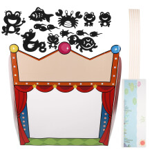 2 Ensembles De Marionnettes À Pour Jeu D'Ombres Et Contes