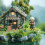 12 Unidades De Artificial Miniatura Madera Decoración 5