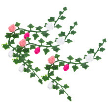 12 Unidades Mini Flores Artificial Para Mini Casa
