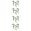 12 Unidades Mini Flores Artificial Para Mini Casa 10