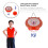 Ensemble De Basket Suspendu Mini Ballon Pour Maison Bureau Chambre 11