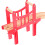 1 Set De Ponts Pour Train En Bois Support De Compatible 8
