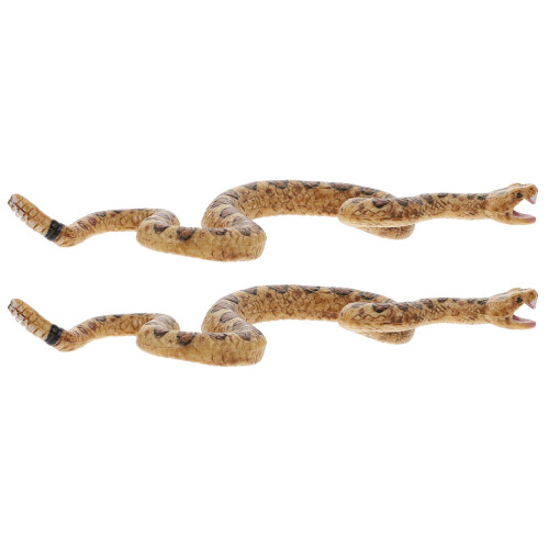 10 Pièces Figurine De Serpent Réaliste Animal Simulé 1