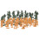 100 Pièces Figurines De Soldats Miniatures Pour Scènes 6