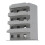 Micro Paisaje Casa Dañada Plástico Gris 1