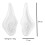 1 Paire Oreilles Fleurs Pointues Cosplay XL 2