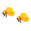 2 Sets Kids Plastic Engineer Tool Set With Hard Hat For Pretend Play 4