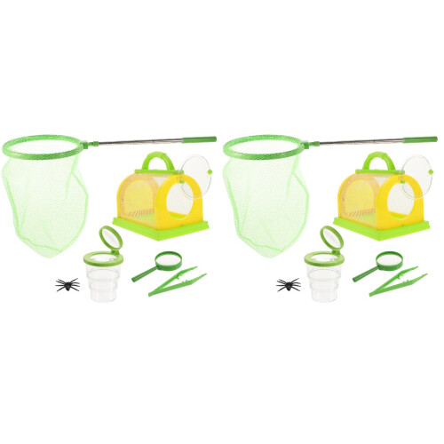 2 Sets Critter Catcher Bug Cage With Magnifying Glass For Kids 1