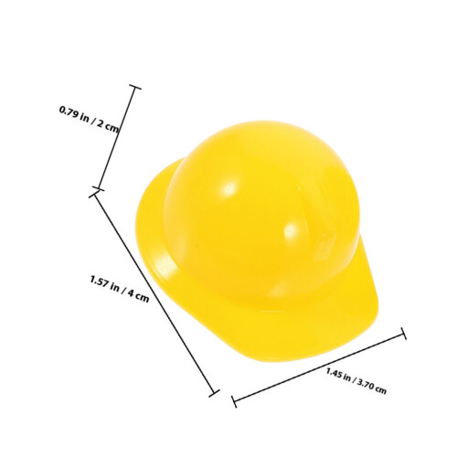80 Pièces Mini Casques De Construction En Plastique 1
