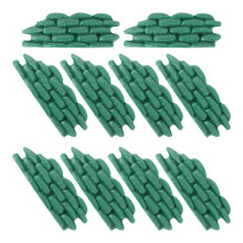 10Pcs Sandbag Bunker Model Decor With Soldier Combat Accessories Green